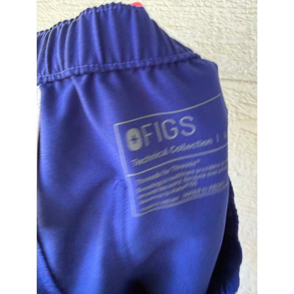 Figs Cairo Cargo Scrub Pants Mens  Deep Royal Blue 1000200R PO 9978 Size Large